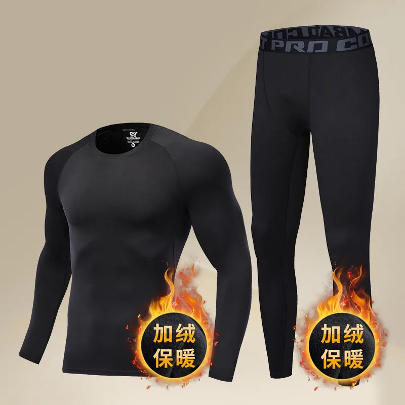 INSTOCK-Men's winter clothing base suit cold-proof thermal