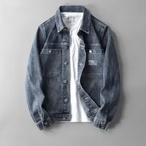 INSTOCK- Retro and handsome Korean style denim jackets