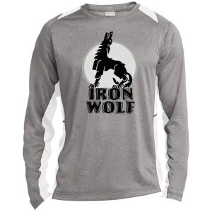 Iron Wolf LT - Men's Long Sleeve Colorblock Activewear Performance T