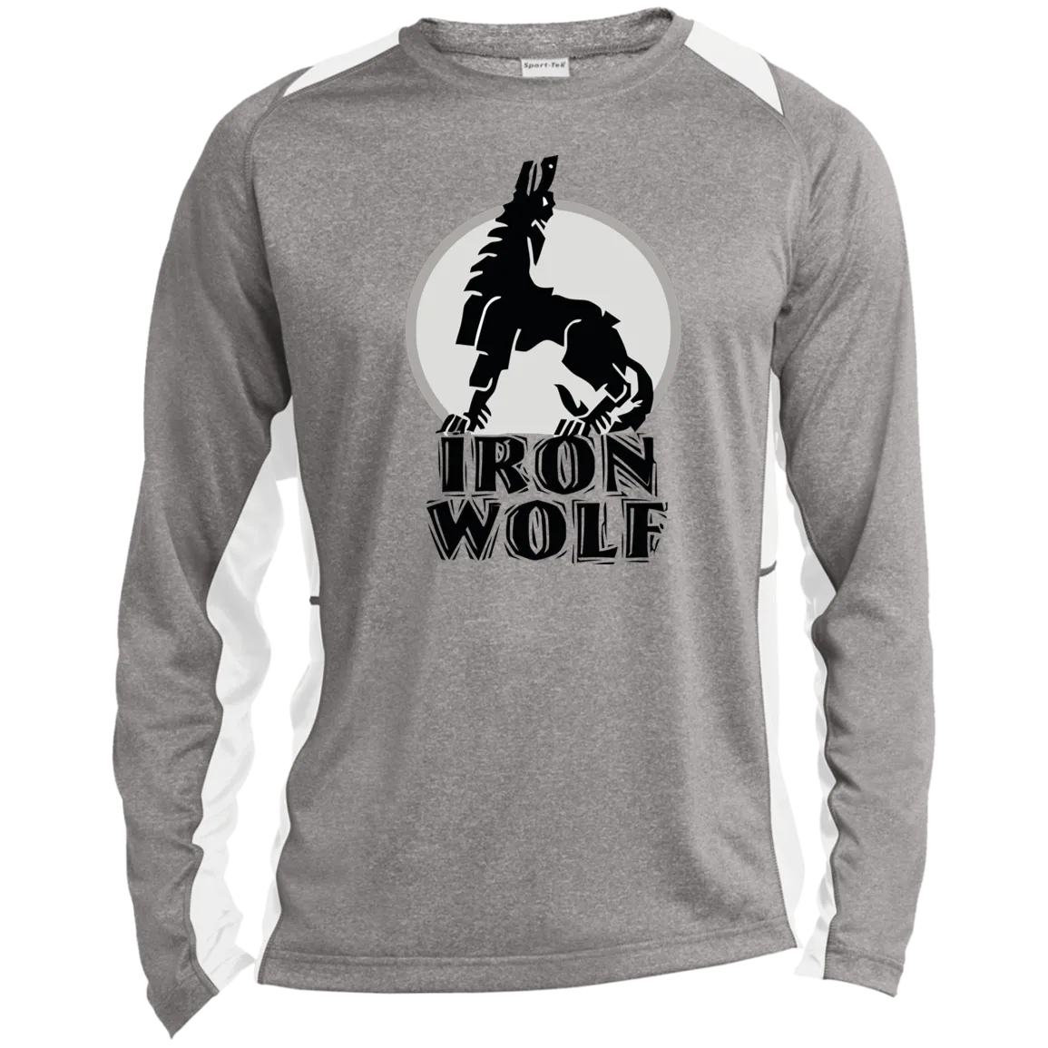 Iron Wolf LT - Men's Long Sleeve Colorblock Activewear Performance T