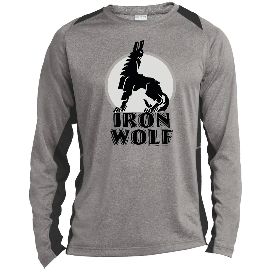 Iron Wolf LT - Men's Long Sleeve Colorblock Activewear Performance T