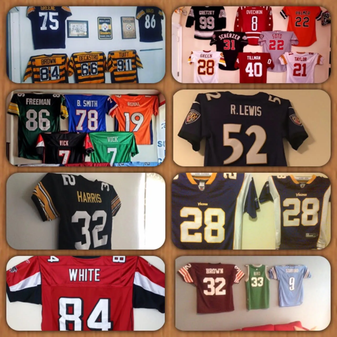 Jersey Mount Pack of 6