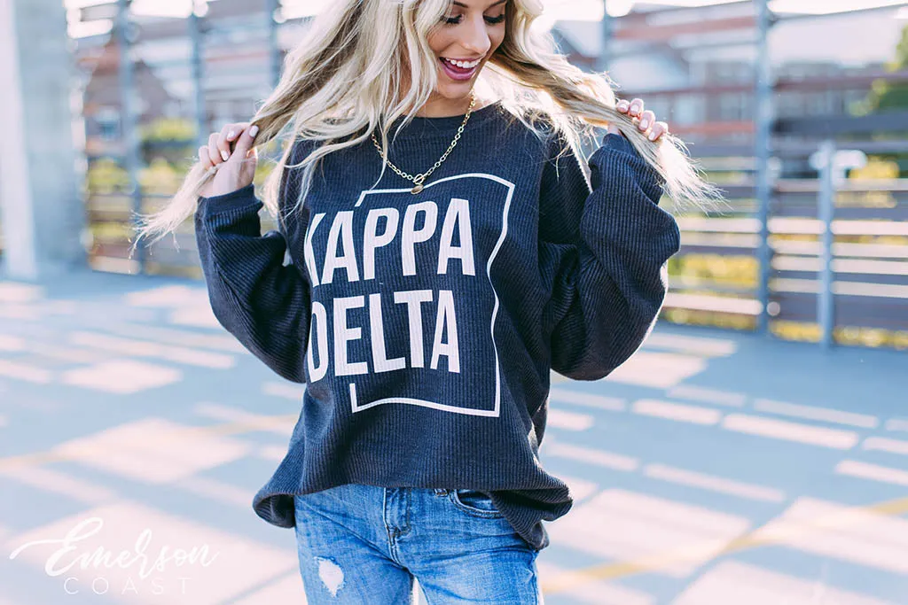 Kappa Delta PR Corduroy Sweatshirt