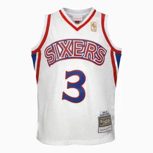 Kid's Swingman Allen Iverson Philadelphia 76Ers NBA 1996-97 Jersey