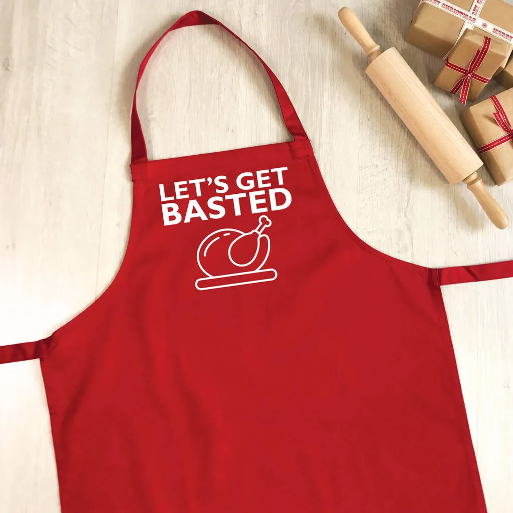 Let's Get Basted Christmas Apron