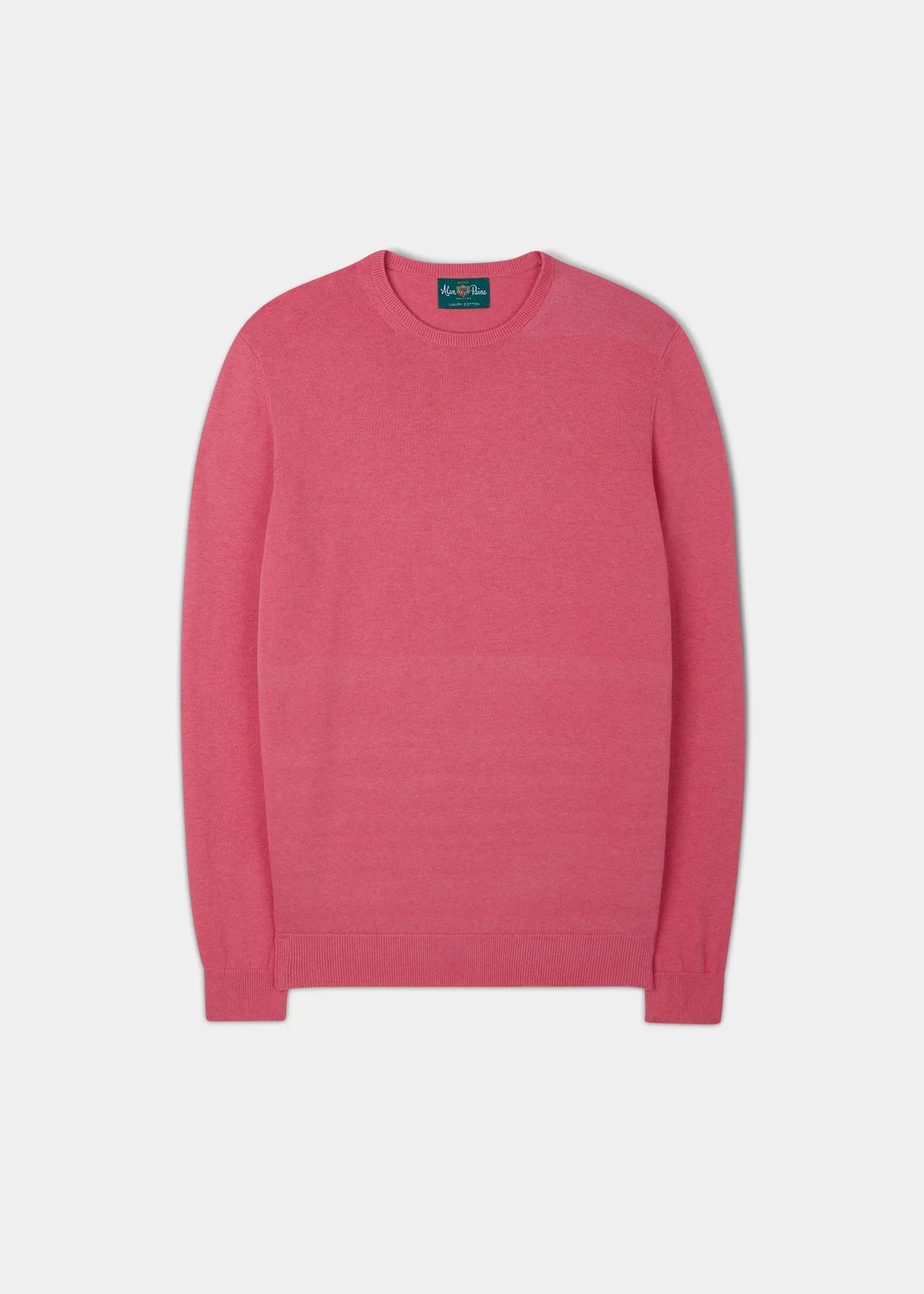 Leysmill Cotton Cashmere Jumper In Carnation
