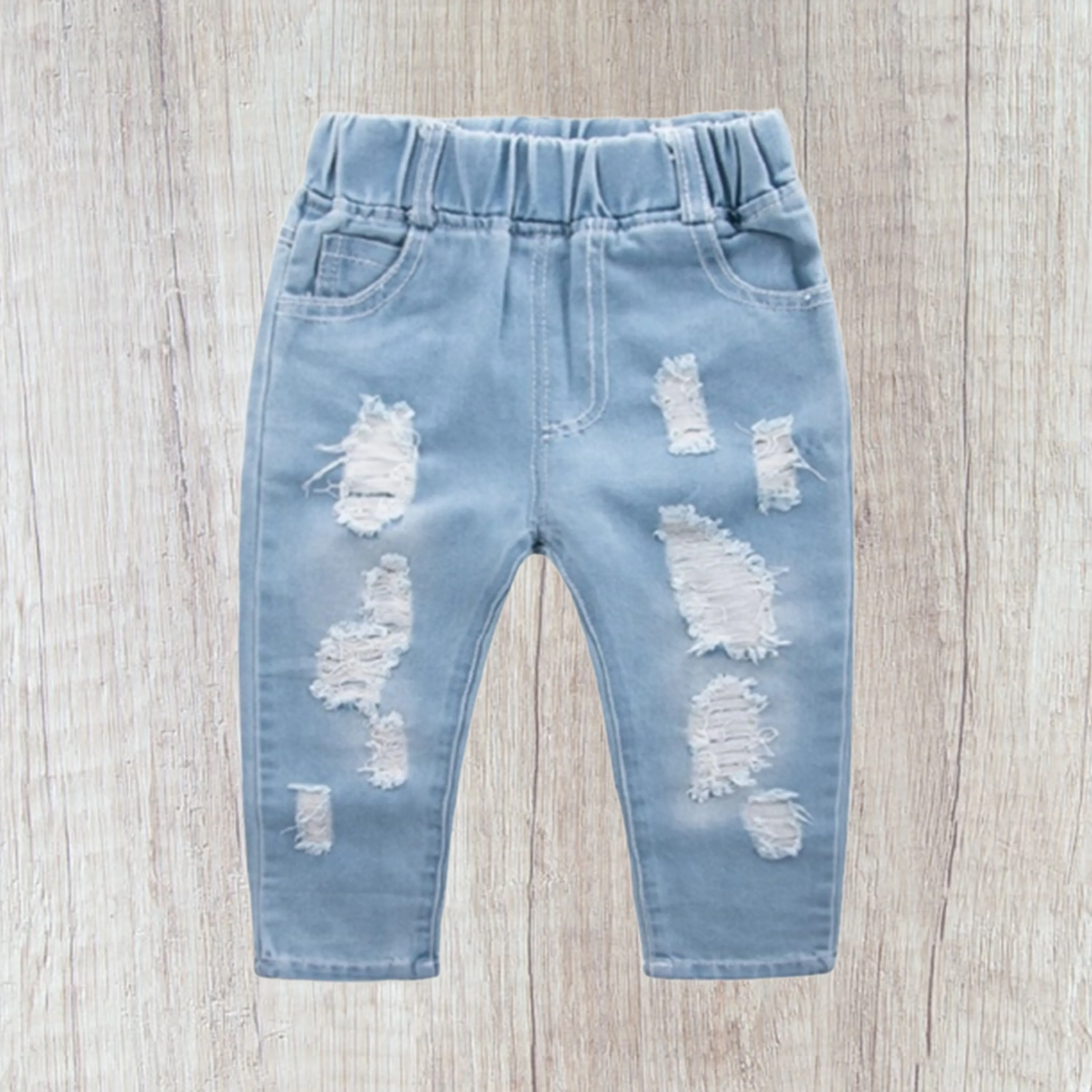 Light toddler ripped jeans