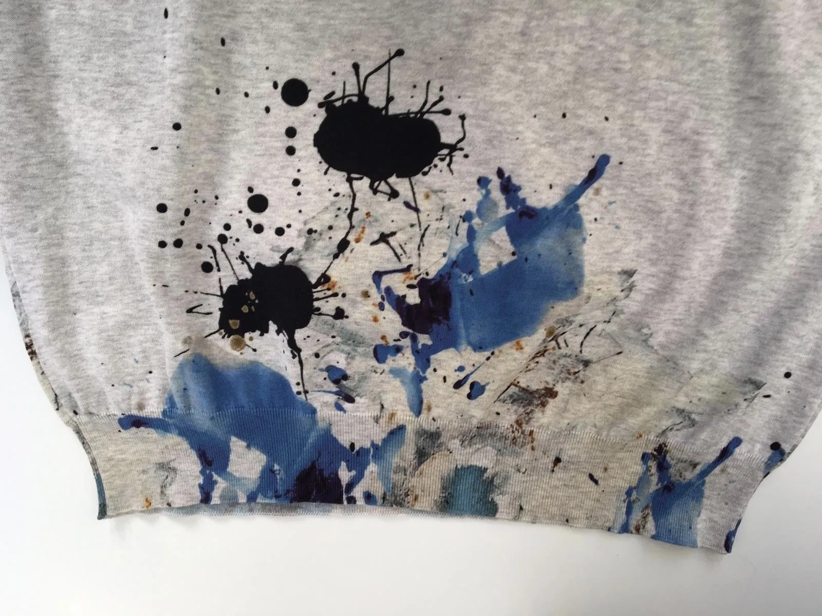 Long Sleeve Paint Polo