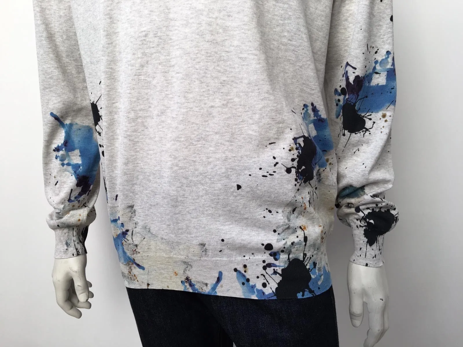 Long Sleeve Paint Polo