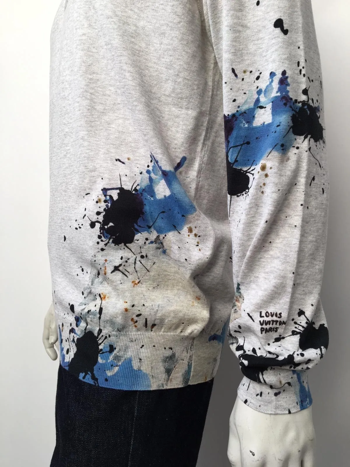 Long Sleeve Paint Polo