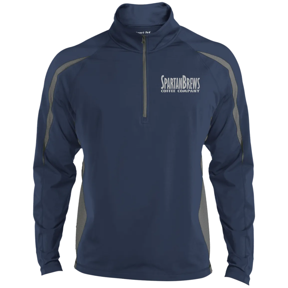 Lttr Logo Men's Sport Wicking Colorblock 1/2 Zip