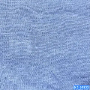 Maya Blue Plain Linen Shirt