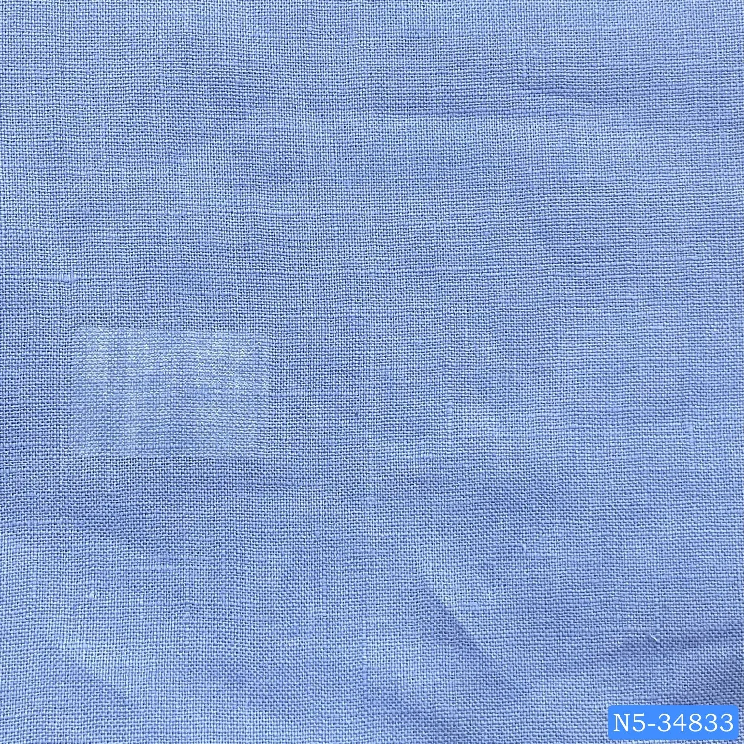 Maya Blue Plain Linen Shirt