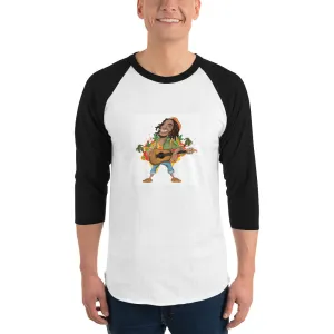 Men's 3/4th Sleeve Raglan T- Shirt - Ravishing Rockstar