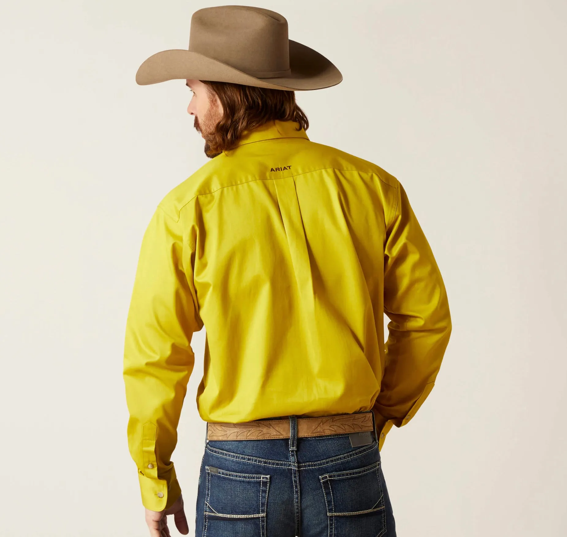 Men’s Ariat Antique Moss Team Logo Twill Classic Fit Shirt