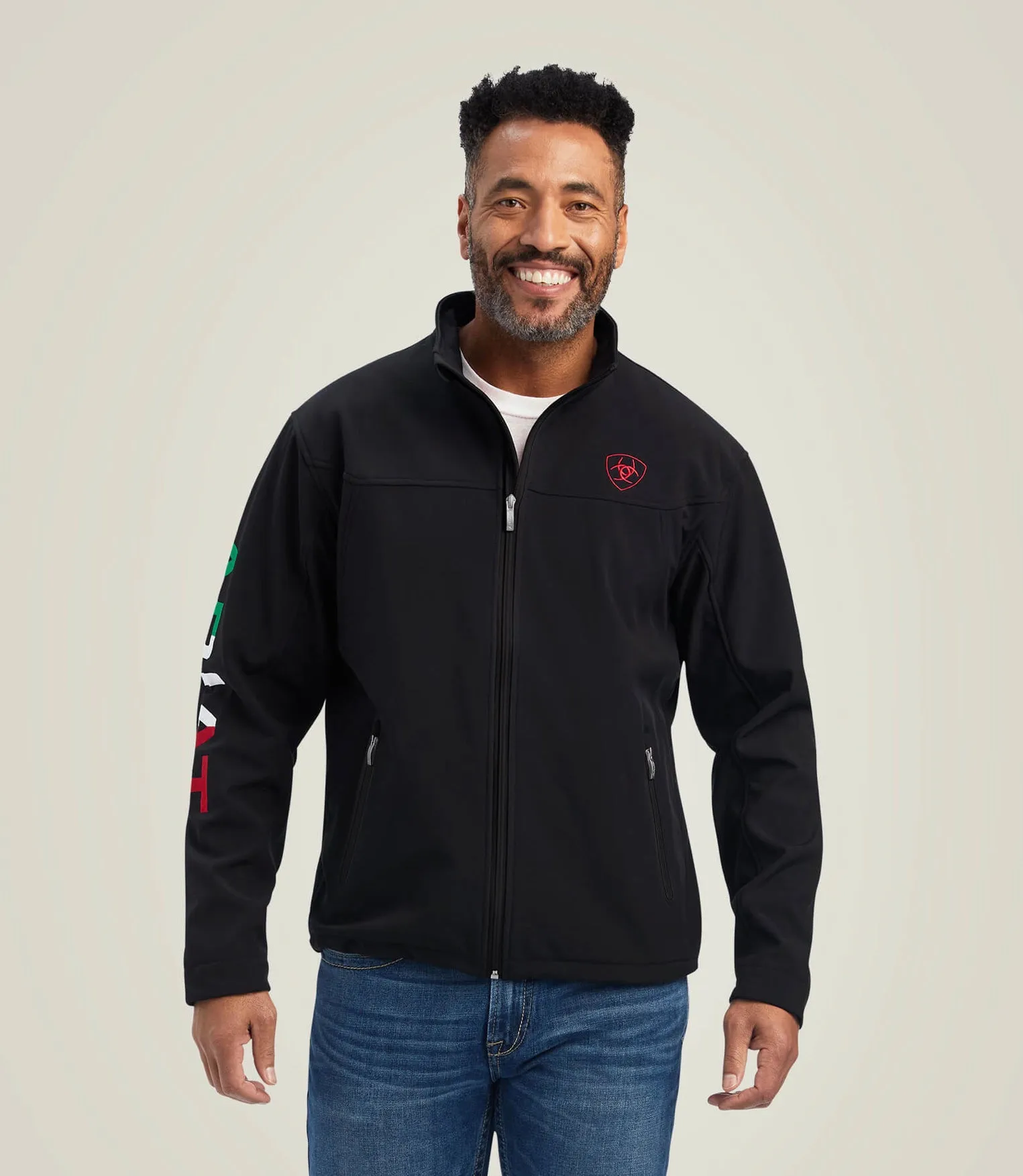 Men’s Ariat Black New Team SoftShell Shield Jacket