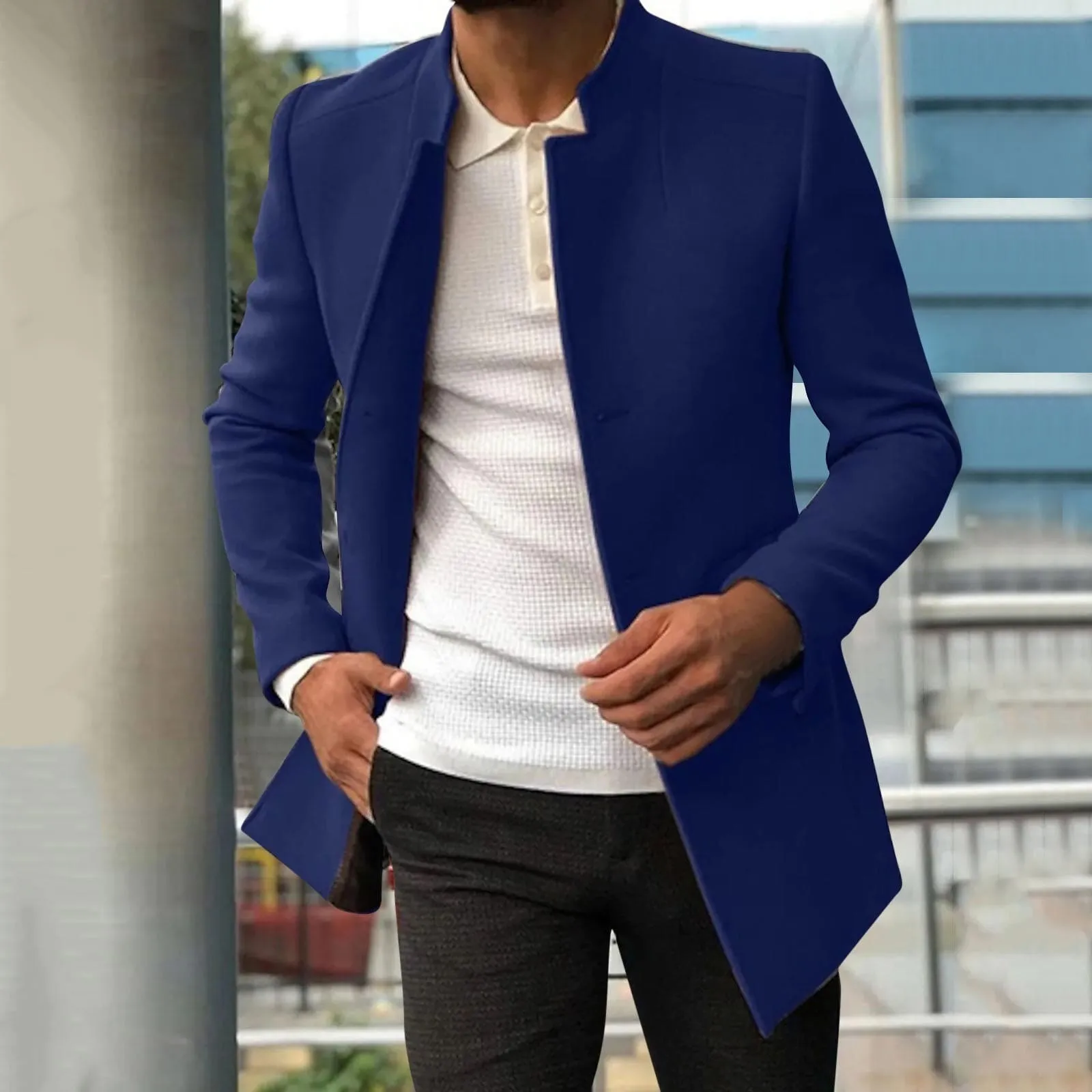 Men's Casual Lapel Collar Street Jacket for Everyday Wear – Liam