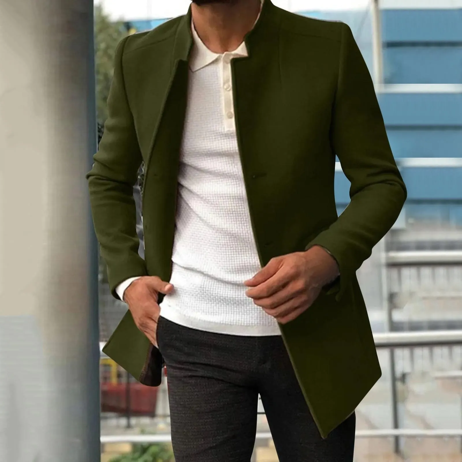 Men's Casual Lapel Collar Street Jacket for Everyday Wear – Liam