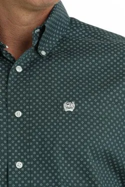 Men's Cinch GEOMETRIC PRINT BUTTON-DOWN LONG SLEEVE WESTERN SHIRT