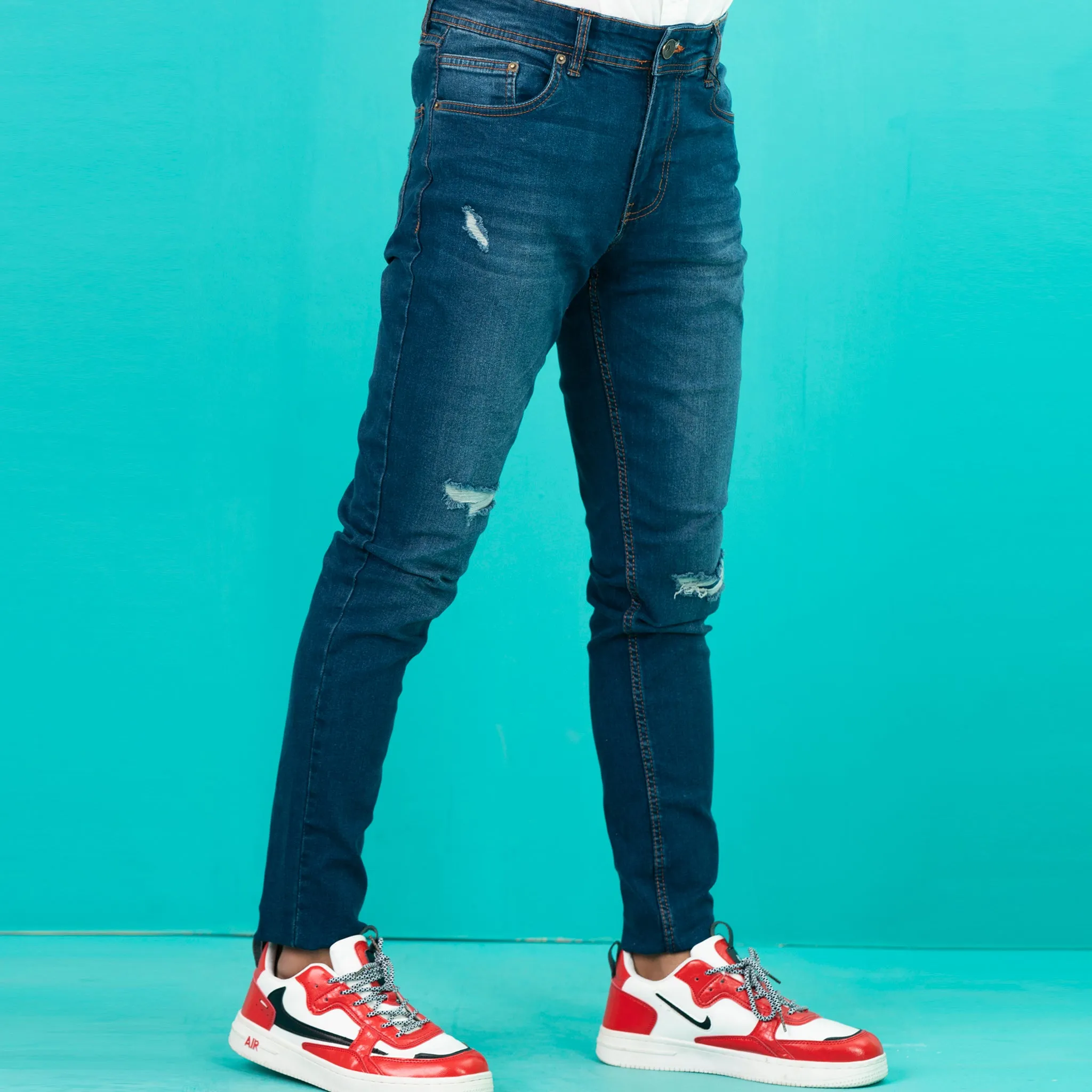 Mens Dark Denim Pant