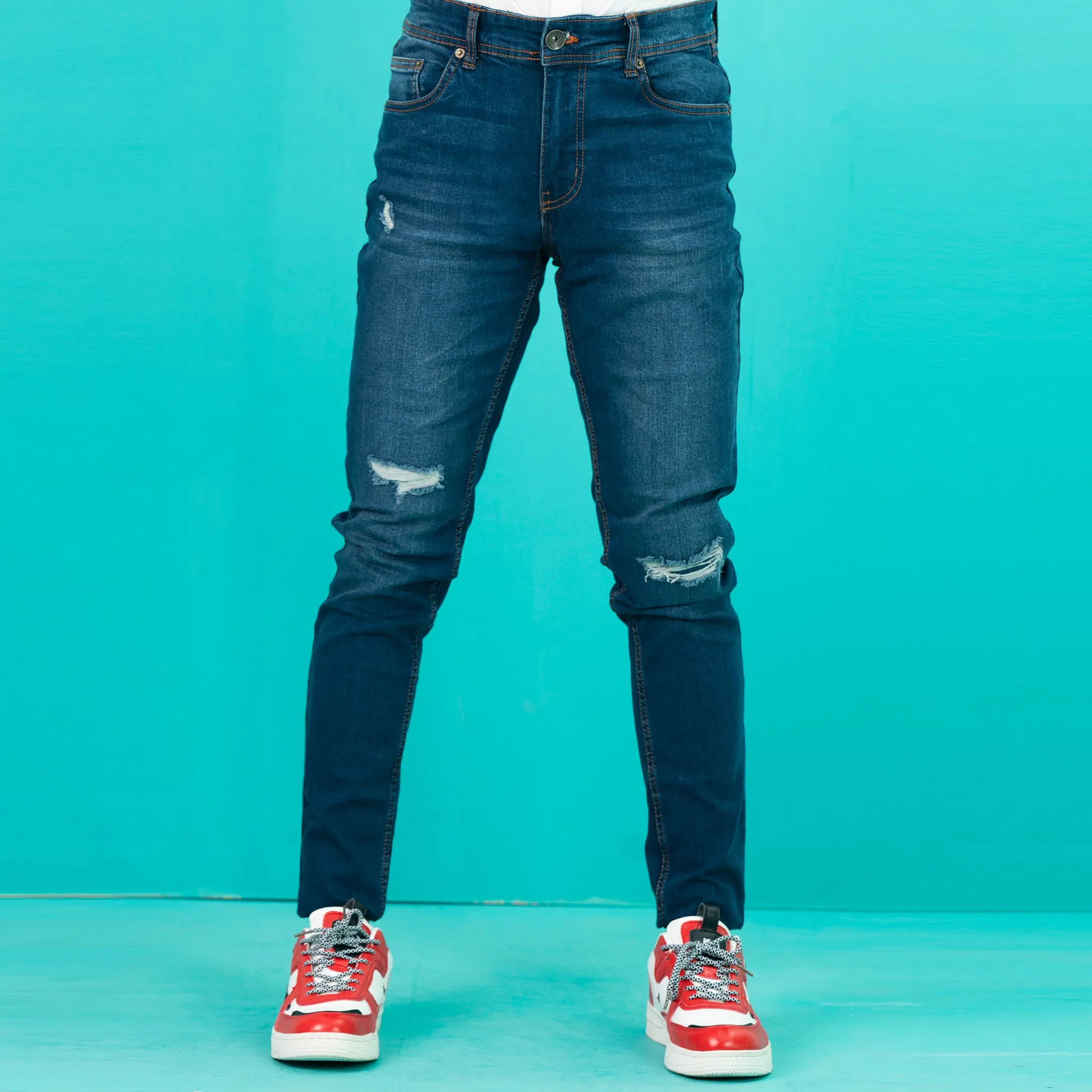 Mens Dark Denim Pant