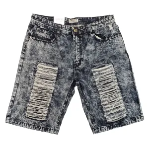 Men's Denim Shorts (Color: Dark Indigo)