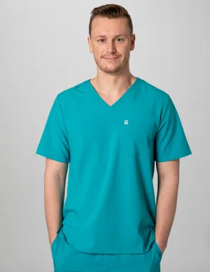Men's Essential Scrub Top - Teal