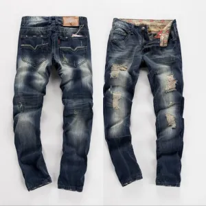 Men's Fashion Ripped Jeans