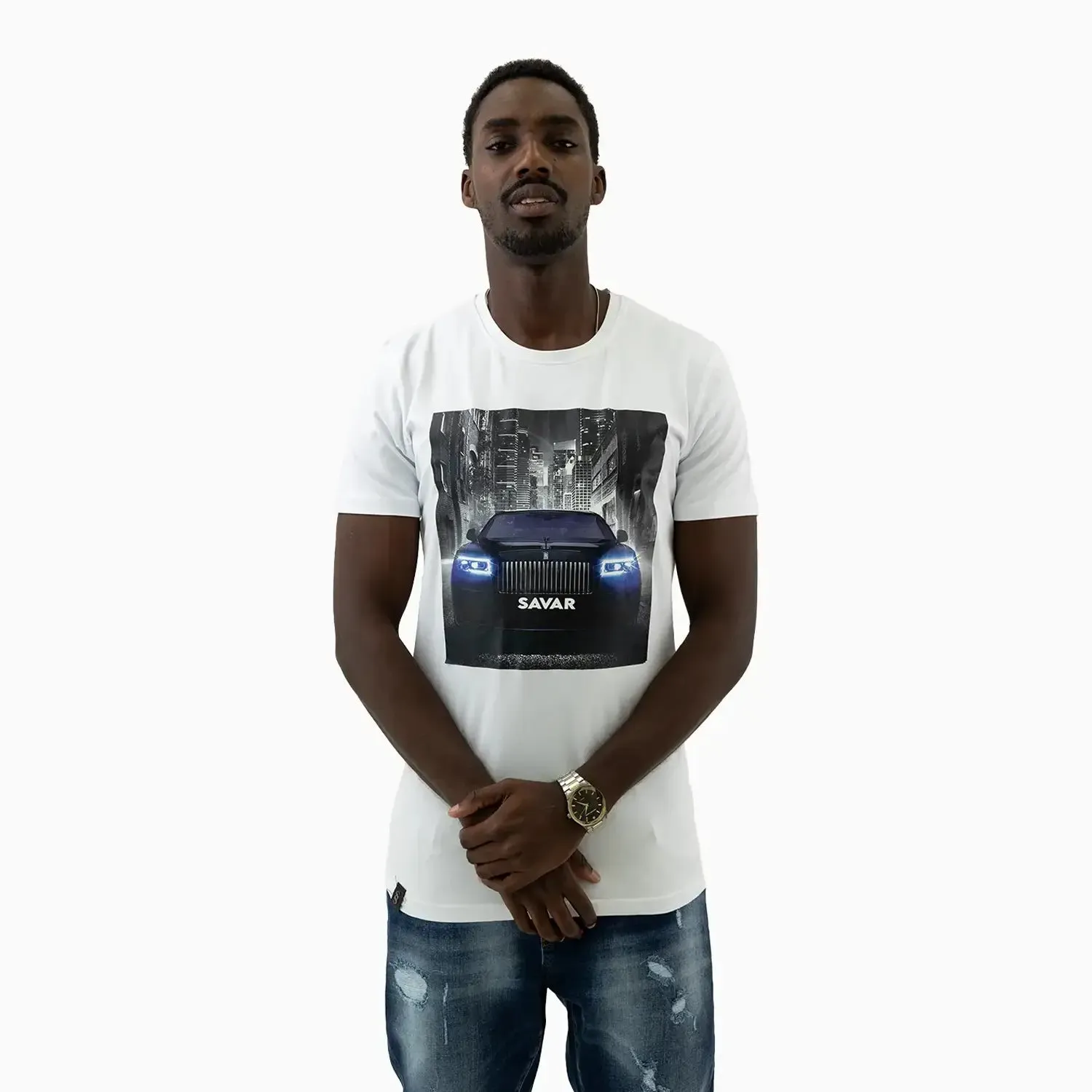 Men's Rolls Royce Digital Print T Shirt