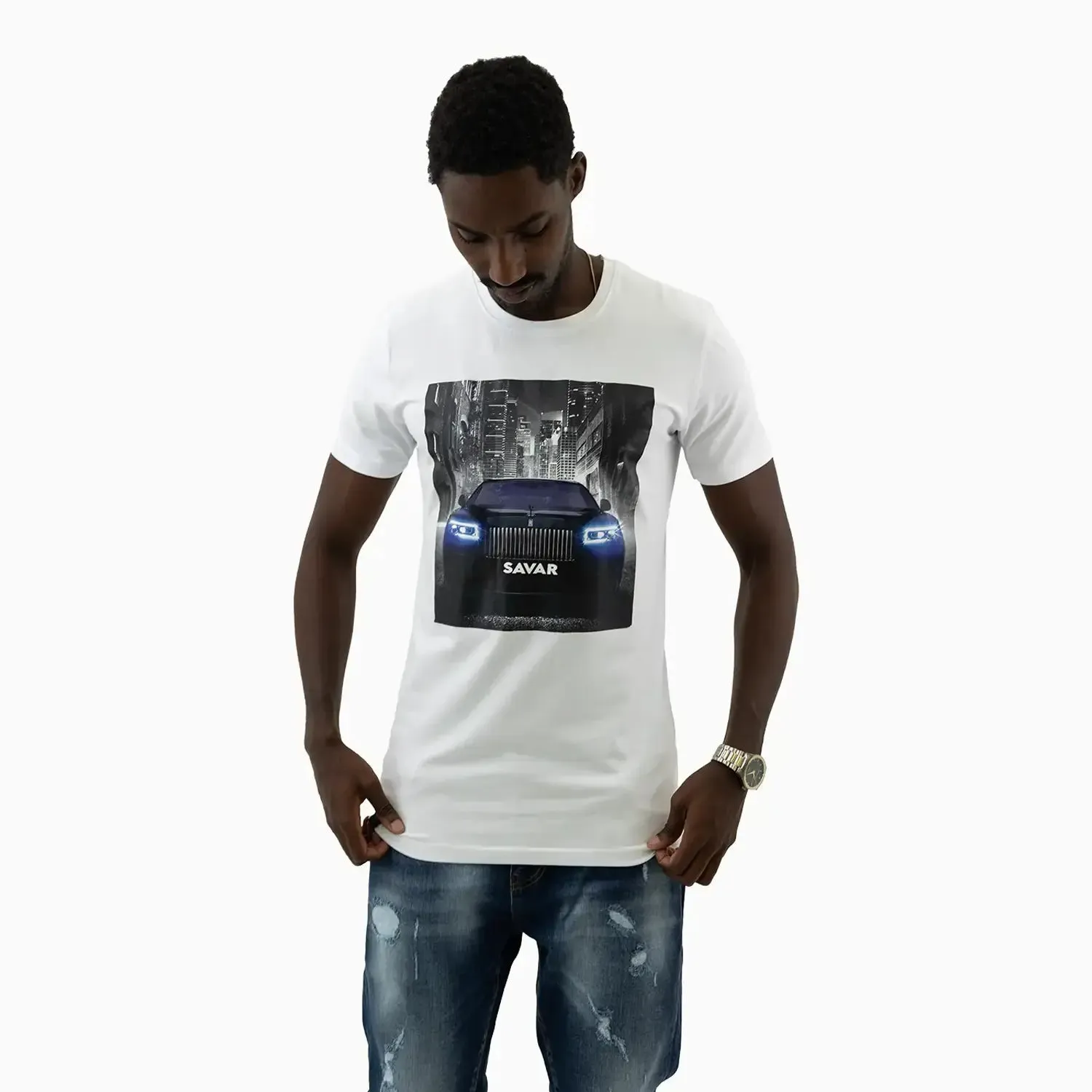 Men's Rolls Royce Digital Print T Shirt