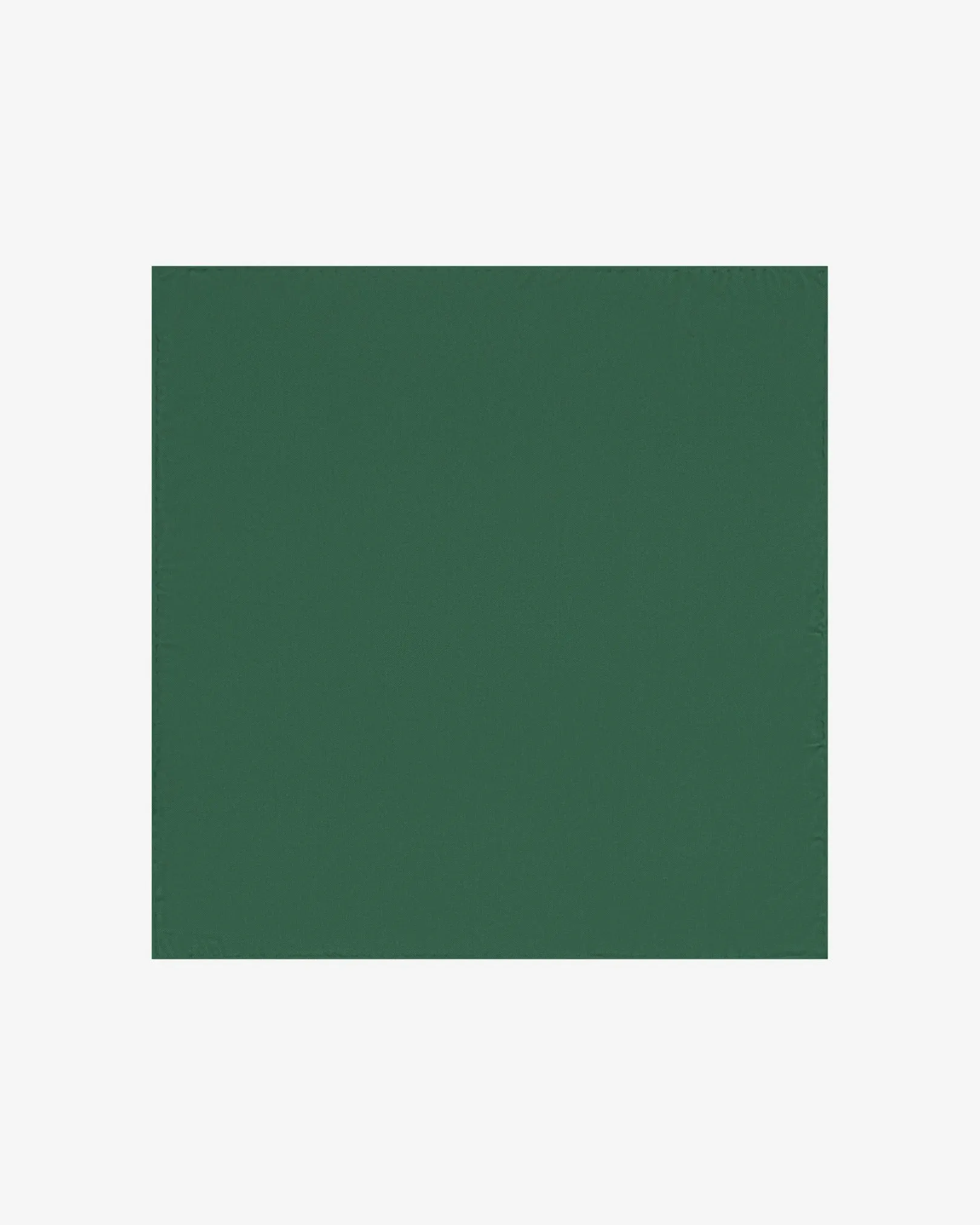 Men's Silk Pocket Square - Green