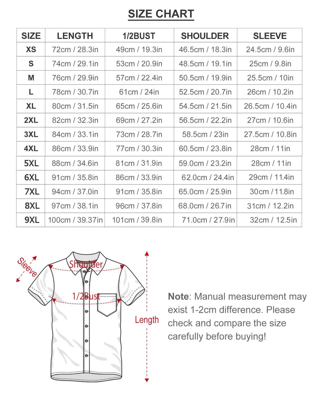 Men's Stylish Music Note 3D Print Button-Down Shirt