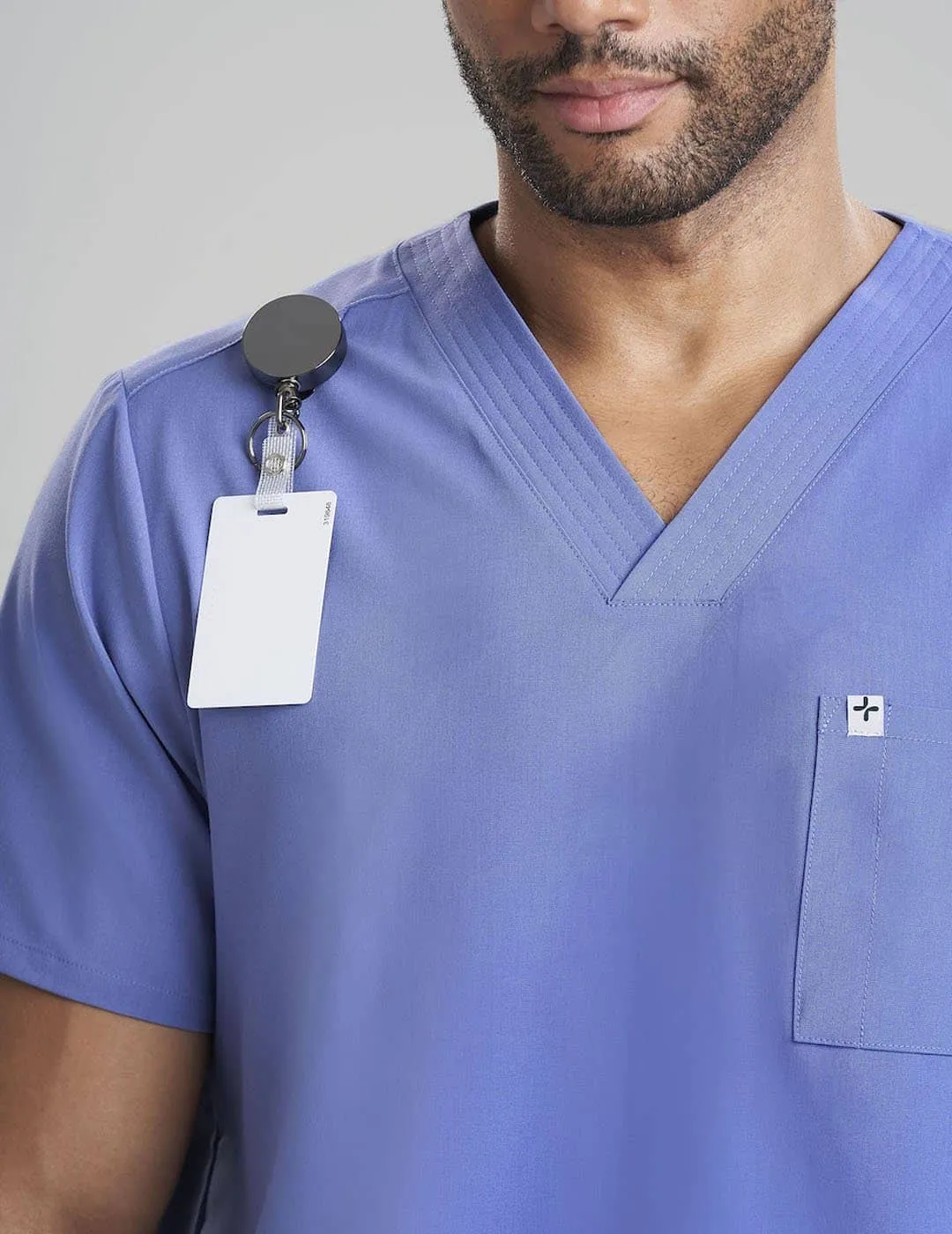 Mens Utility Scrub Top - Ceil