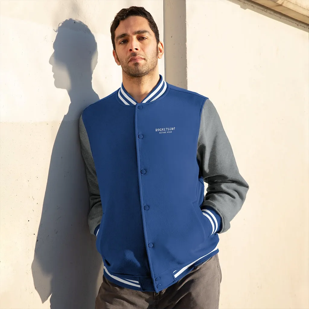 Men's Varsity Jacket - RocketSurf Logo
