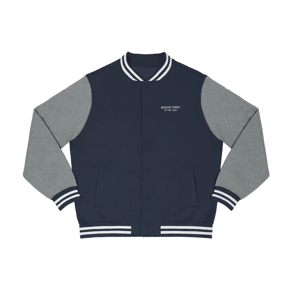 Men's Varsity Jacket - RocketSurf Logo