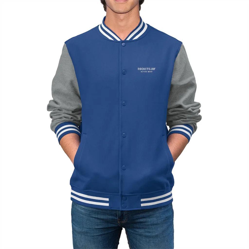 Men's Varsity Jacket - RocketSurf Logo