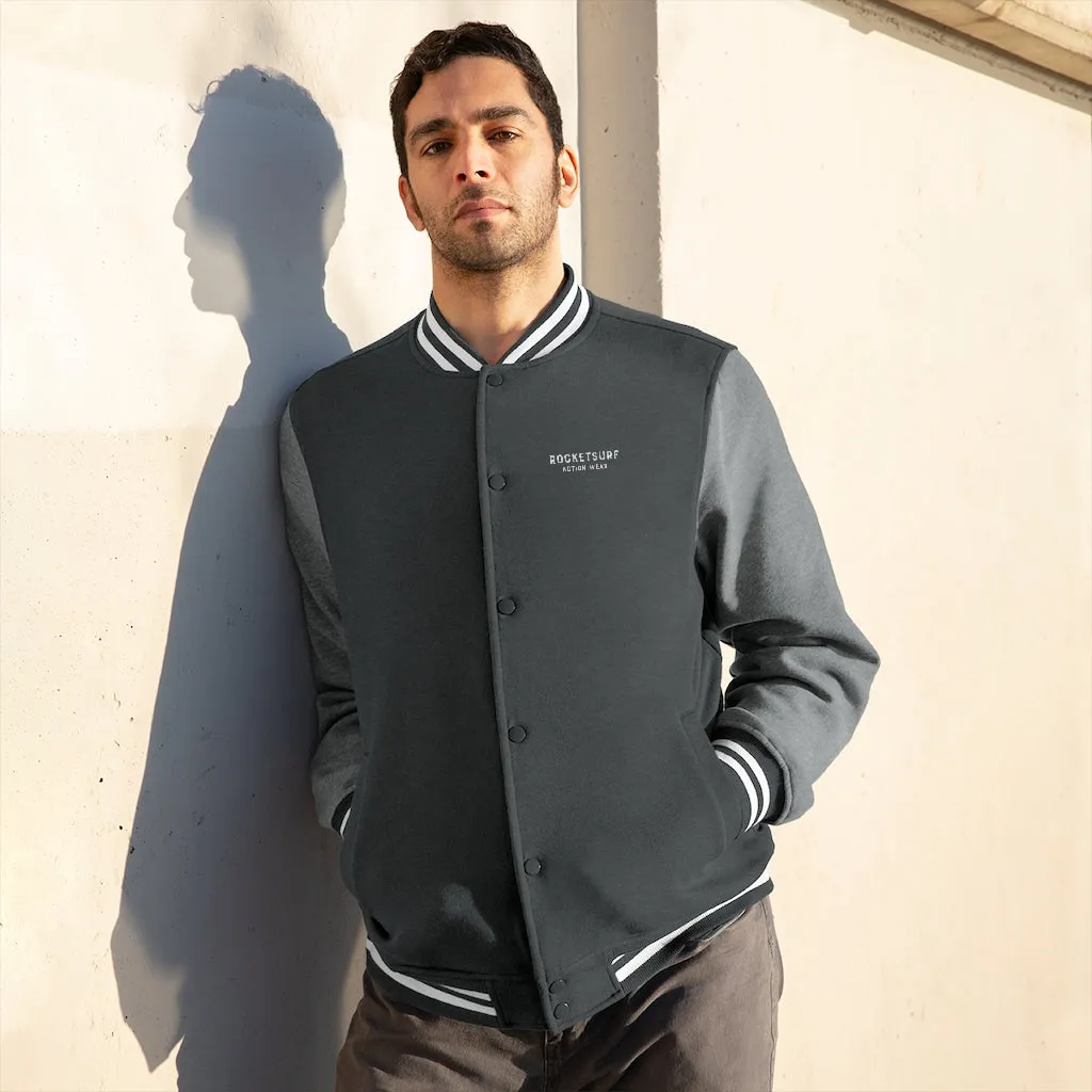 Men's Varsity Jacket - RocketSurf Logo