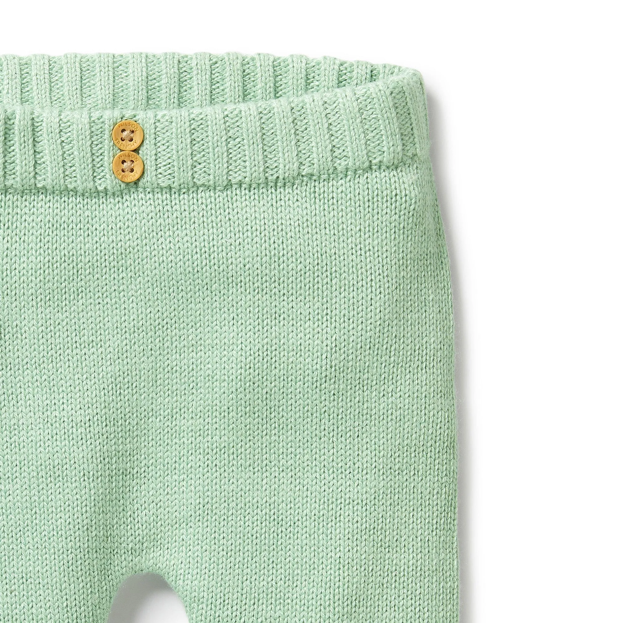 Mint Green Knitted Legging