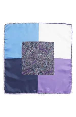 NRDSTRM Men's Five Panel Silk Pocket Square