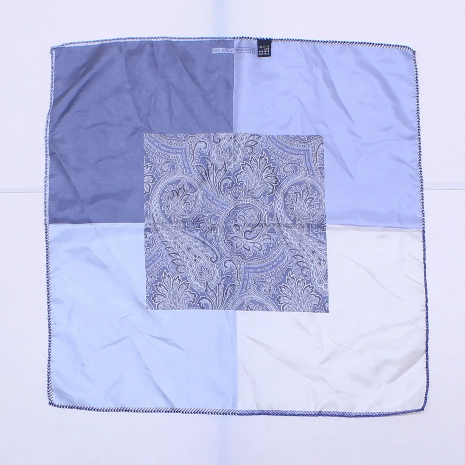 NRDSTRM Men's Five Panel Silk Pocket Square