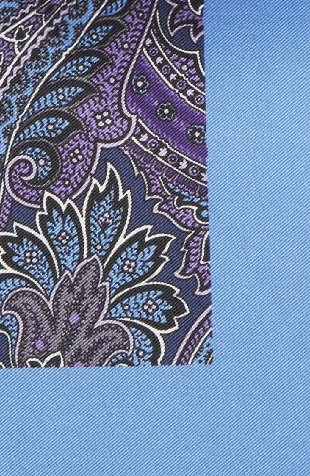 NRDSTRM Men's Five Panel Silk Pocket Square