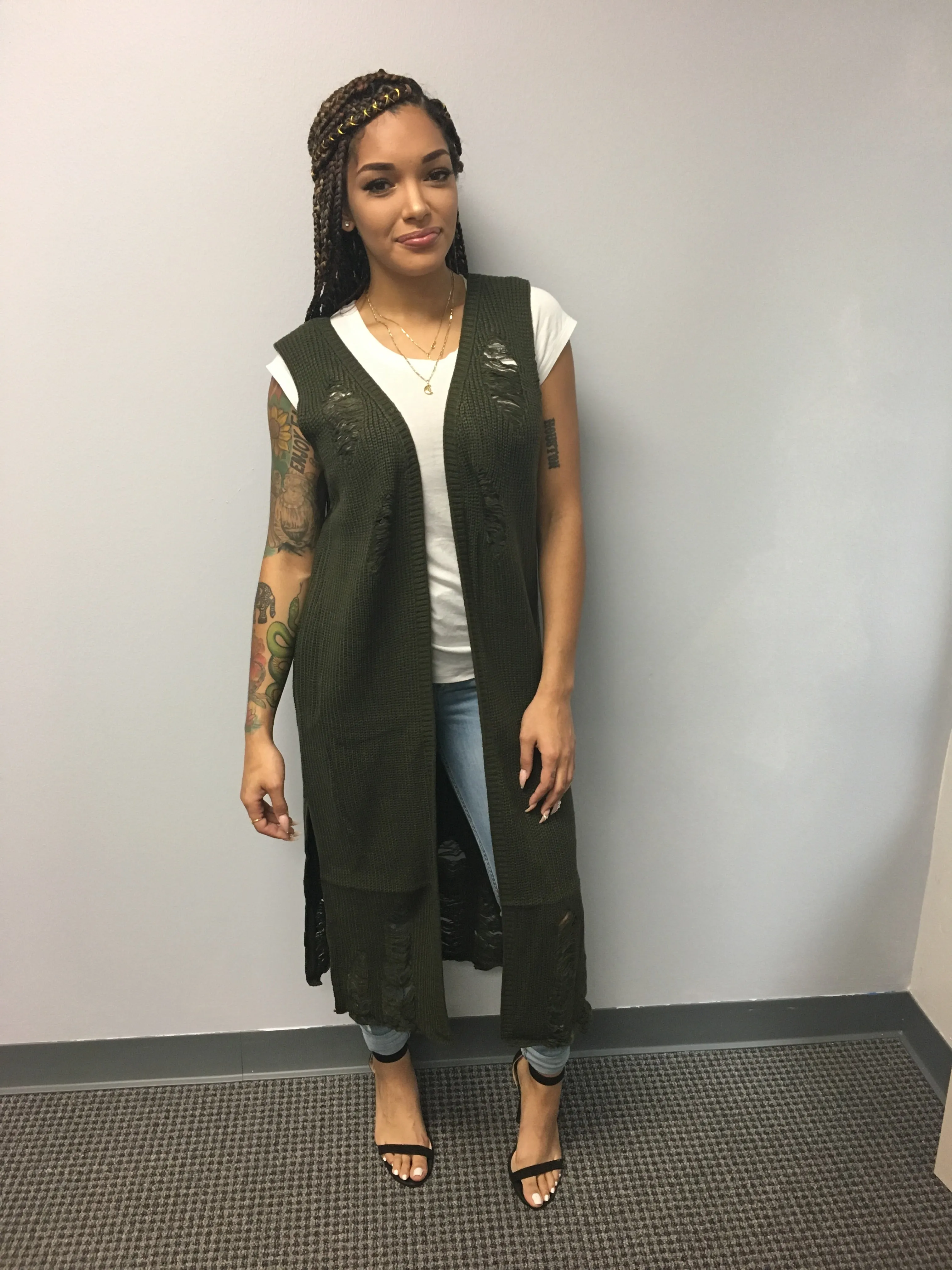 Olivia Ripped Vest
