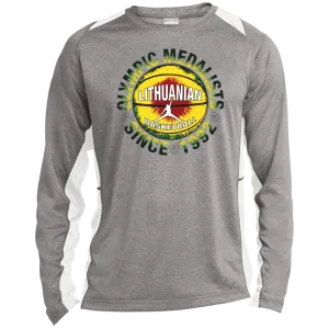 Olympic Medalists - Men's Long Sleeve Colorblock Activewear Performance T