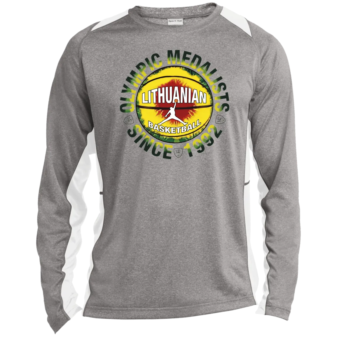 Olympic Medalists - Men's Long Sleeve Colorblock Activewear Performance T
