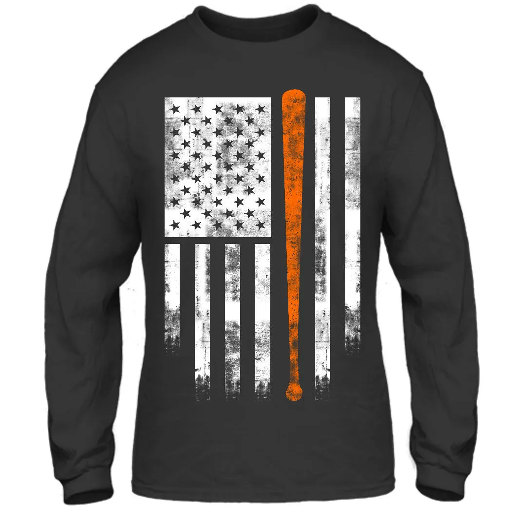 Orange and Black America's Pastime