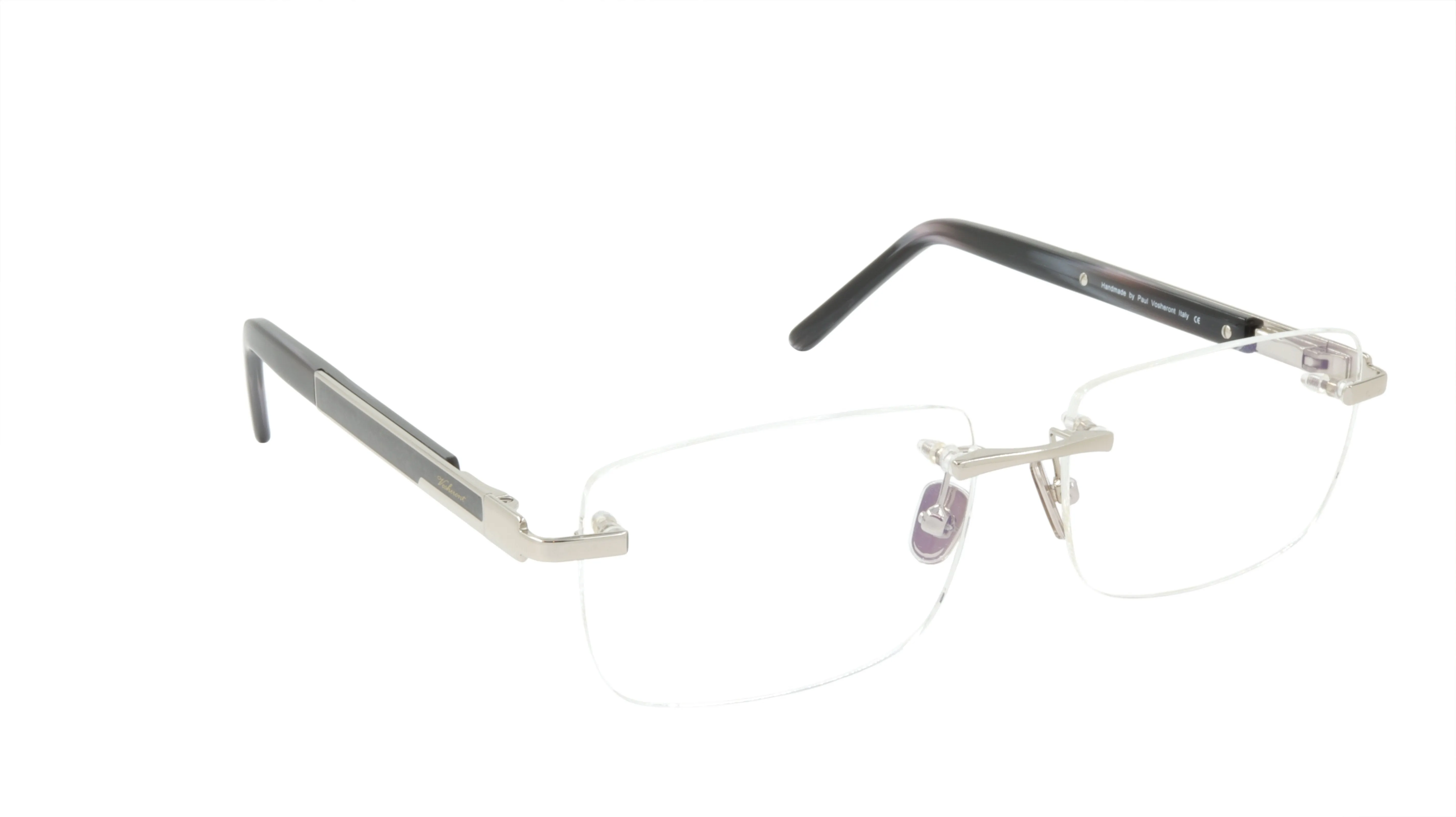 Paul Vosheront Rimless Eyeglasses Crafted from Titanium