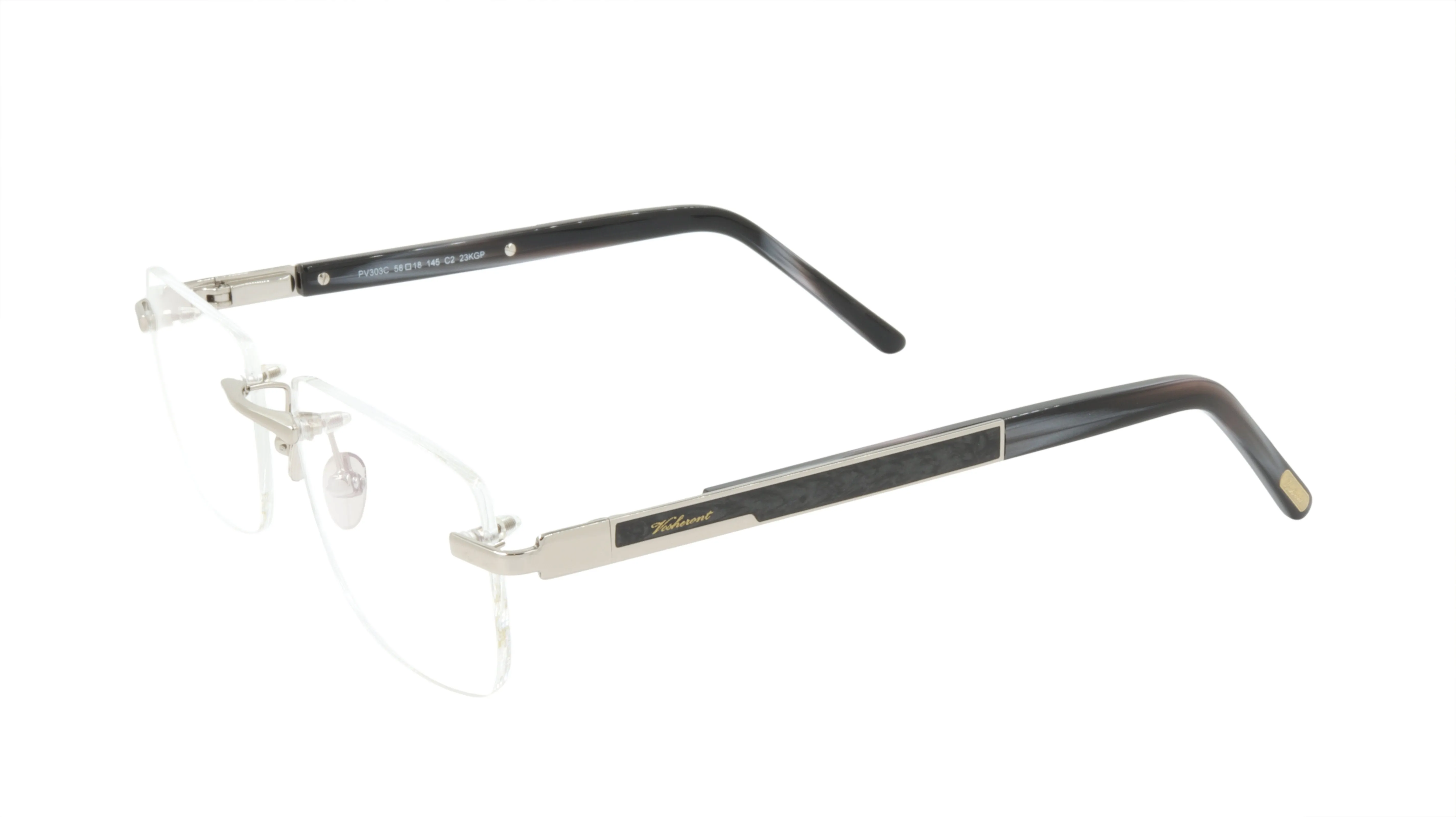 Paul Vosheront Rimless Eyeglasses Crafted from Titanium