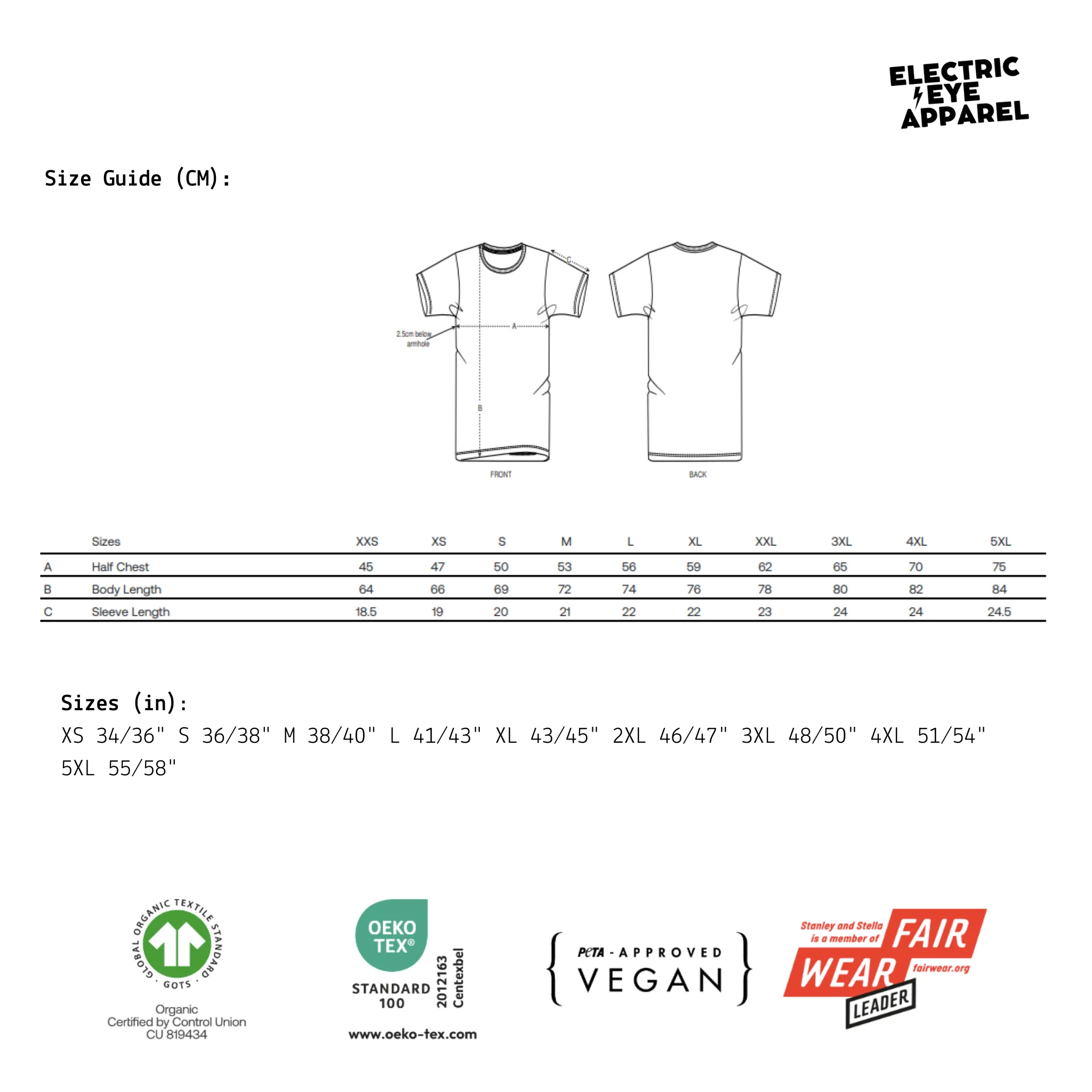 Personalised Lyric Left Chest Embroidered premium organic iconic men's 'Rocker' t-shirt - choose your own lyrics, font and thread colour