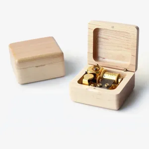 Premium Fly Me to the Moon Wooden Music Box (Neon Genesis Evangelion Ending Theme)