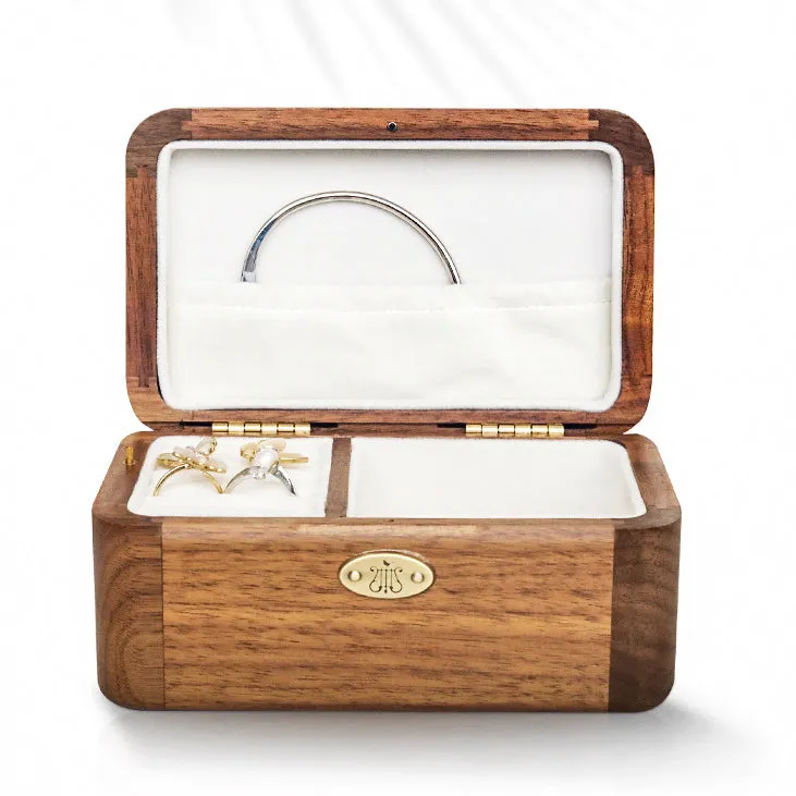Premium Studio Ghibli Wooden Music Box with Jewelry Box (Tune: Merry Go Round of Life / Castle in the Sky / Always with Me)